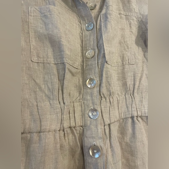 Claude Beautiful Rubie Linen Jumper NWOT, Beige Size Small,Measurements included - Picture 4 of 10